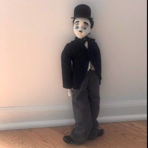Vintage Charlie Chaplin Porcelain Doll